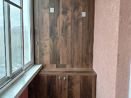 Шкаф на балкон на заказ